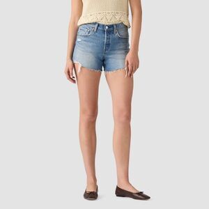 Open Box - Levi's -  Women's 501 Curve Shorts - Signs Signs of Success